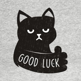 black cat funny T-Shirt